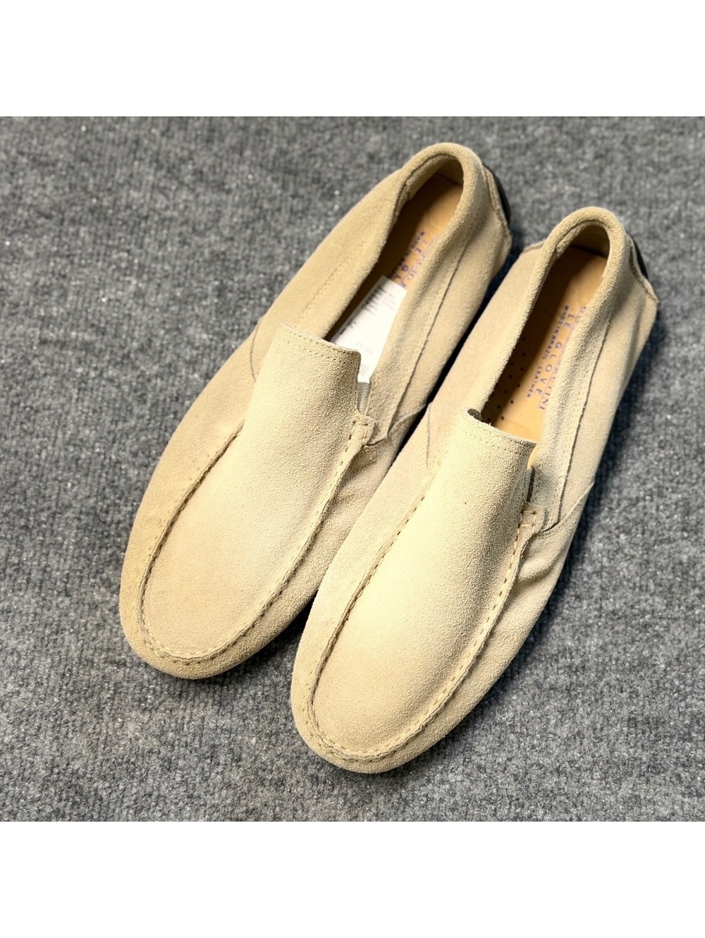 Giorgio Brutini Le Glove G-Manus Tan Suede Loafers Mens NWOB